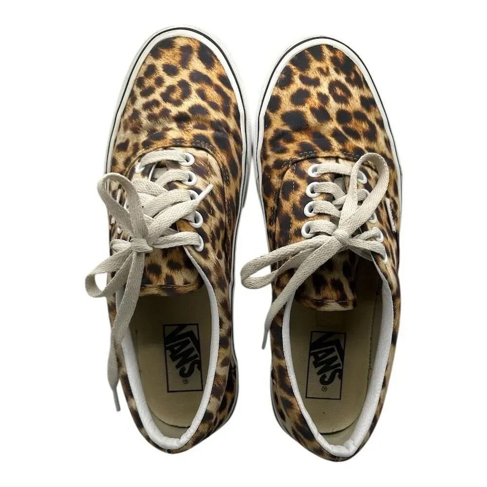 Vans Era Leopard Print Unisex Skate Shoes Multicolor Low Top Sneaker M7.… - Picture 5 of 12